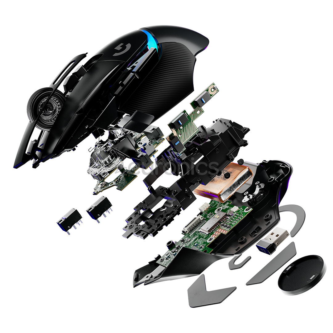 Logitech G502 X PLUS, black - Wireless Optical Mouse