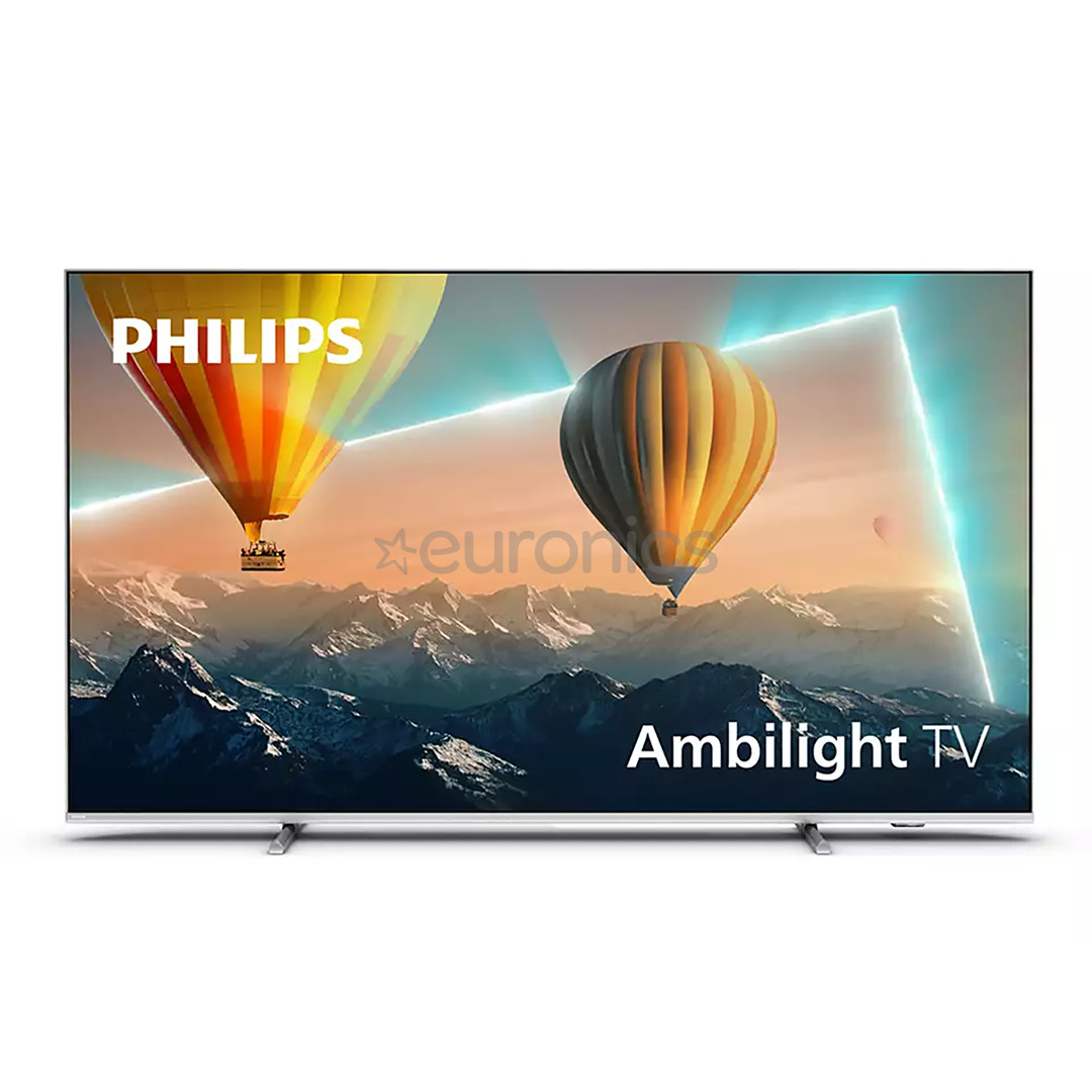 Philips PUS8057, 55'', 4K UHD, LED LCD, jalad äärtes, hall - Teler