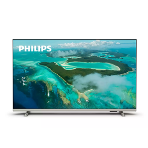 Philips PUS7657, 43'', 4K UHD, LED LCD, боковые ножки, серый - Телевизор 43PUS7657/12