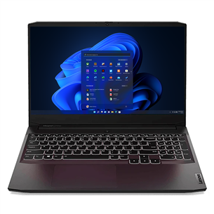 Lenovo IdeaPad Gaming 3 15ACH6, 15,6", FHD, Ryzen 5, 8 ГБ, 256 ГБ, черный - Ноутбук