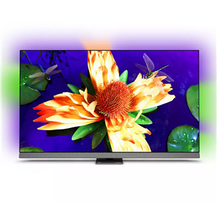 Philips OLED907, 55", 4K UHD, OLED, central stand, gray - TV