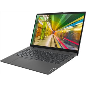 Lenovo IdeaPad 5 15ALC05, 15,6", FHD, Ryzen 5, 16 ГБ, 512 ГБ, темно-серый - Ноутбук 82LN00J6MX