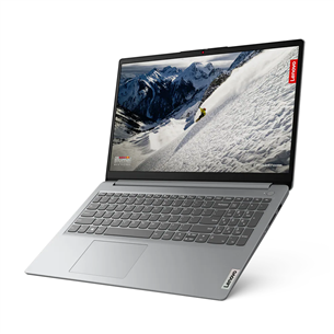 Lenovo IdeaPad 1 15IGL7, 4 ГБ, 128 ГБ, серый - Ноутбук 82V70011DU