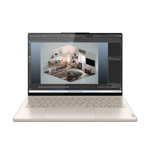 Lenovo Yoga Slim 9 14IAP7, 14", 2.8K, i7, 16 GB, 1 TB, puutetundlik, kuldne - Sülearvuti 82T00024MX