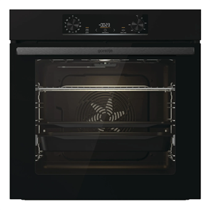 Gorenje, 12 functions, 77 L, black - Built-in oven BOS6737E06B