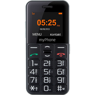 myPhone Halo Easy, must - Mobiiltelefon T-MLX08894