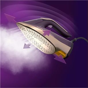 Philips Azur 8000, 3000 W, purple/gold - Steam iron