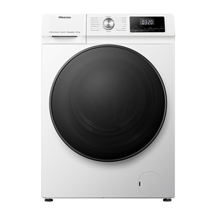 Hisense, 8 kg / 5 kg, sügavus 59,5 cm, 1400 p/min - Kuivatiga pesumasin WDQA8014EVJM