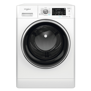 Whirlpool, 9 kg, sügavus 63 cm, 1400 p/min - Eestlaetav pesumasin FFD9469BCVEE