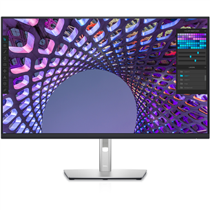 Dell P3223QE, 31,5'', UHD, LED IPS, USB-C, must/hõbe - Monitor P3223QE