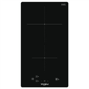Whirlpool, laius 28,4 cm, raamita, must - Integreeritav induktsioonpliidiplaat WSQ0530NE