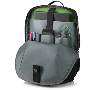 HP Pavilion Gaming Backpack 300, 17,3", must - Sülearvuti seljakott