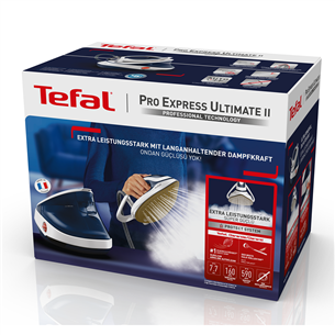 Tefal Pro Express Ultimate II, 3000 W, blue/white - Ironing System