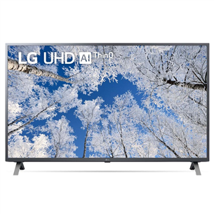 LG UQ7000, 55", 4K UHD, LED LCD, jalad äärtes, must - Teler