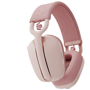 Logitech Zone Vibe 100, pink - Wireless headset 981-001224
