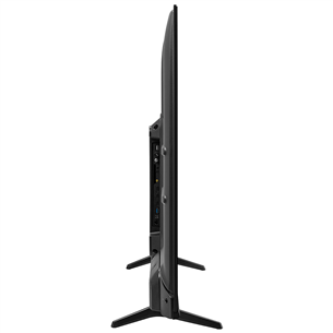 Hisense E7HQ, 65", 4K UHD, QLED, feet stand, black - TV