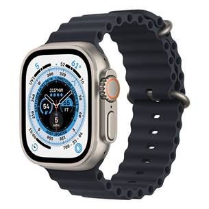 Apple Watch Ultra, Ocean Band, tumehall - Nutikell