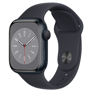 Apple Watch Series 8 GPS, Sport Band, 41mm, tumehall - Nutikell