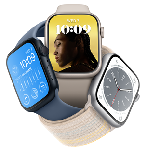 Apple Watch Series 8 GPS, Sport Band, 45mm, tähevalgus - Nutikell