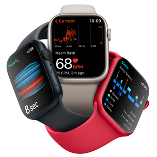Apple Watch Series 8 GPS, Sport Band, 45mm, (PRODUCT)RED - Nutikell