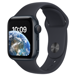 Apple Watch SE 2, GPS, 40 мм, темно-серый - Смарт-часы MNJT3EL/A