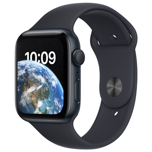 Apple Watch SE 2, GPS, 44 мм, темно-серый - Смарт-часы