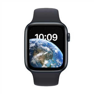 Apple Watch SE 2, GPS, 44mm, tumehall - Nutikell