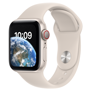 Apple Watch SE 2, GPS + Cellular, 40 мм, бежевый - Смарт-часы