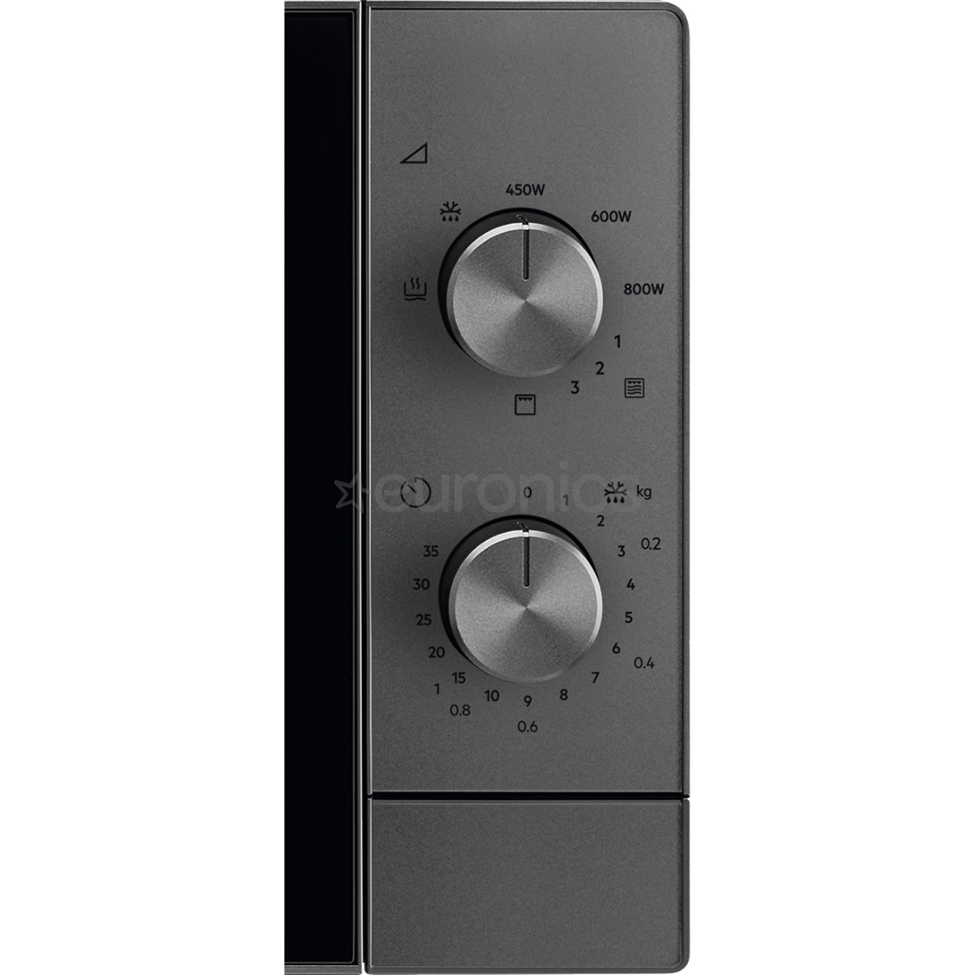 Electrolux, 20 L, 800 W, titanium - Microwave Oven