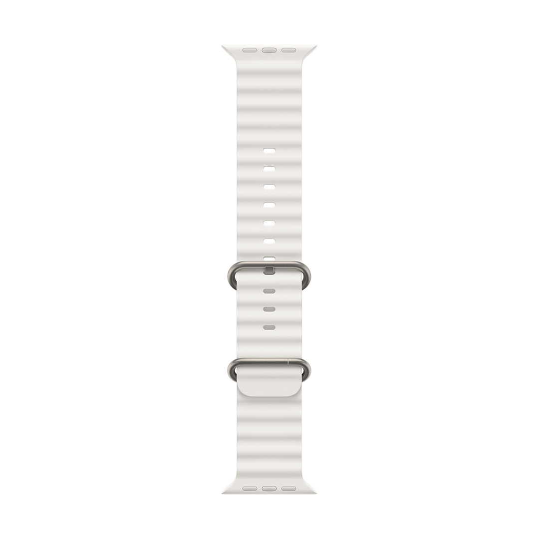 Apple Watch 49mm, Ocean Band, valge - Vahetusrihm