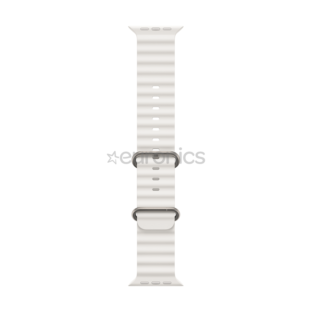 Apple Watch 49mm, Ocean Band, valge - Vahetusrihm