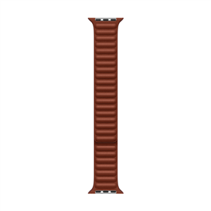 Apple Watch 41mm, Leather Link, S/M, umber - Replacement band