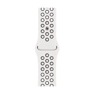 Apple Watch 41mm, Nike Sport Band, valge - Vahetusrihm