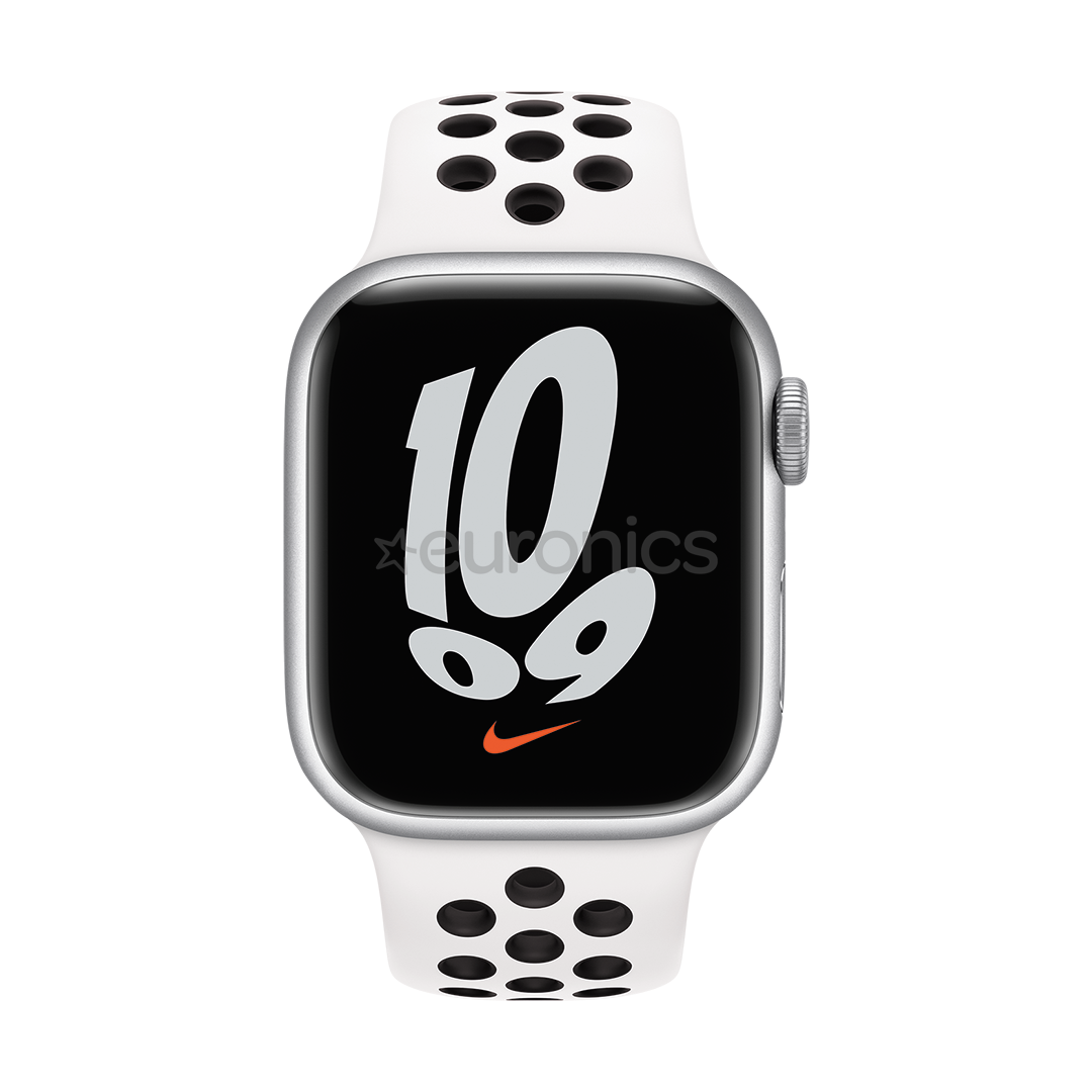 Apple Watch 41 мм, Nike Sport Band,  белый - Сменный ремешок