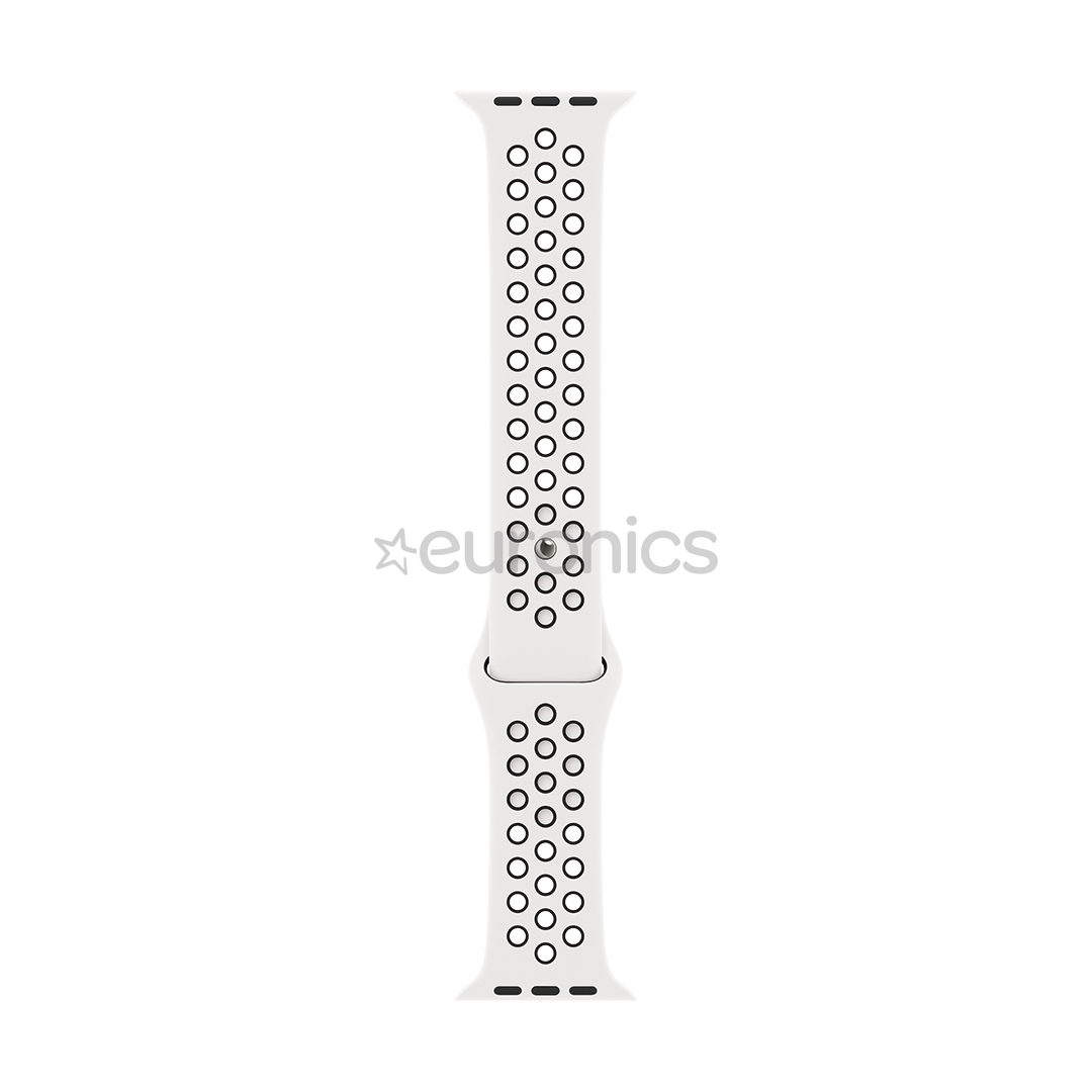Apple Watch 45mm, Nike Sport Band, white Replacement band, MPH13ZM/A
