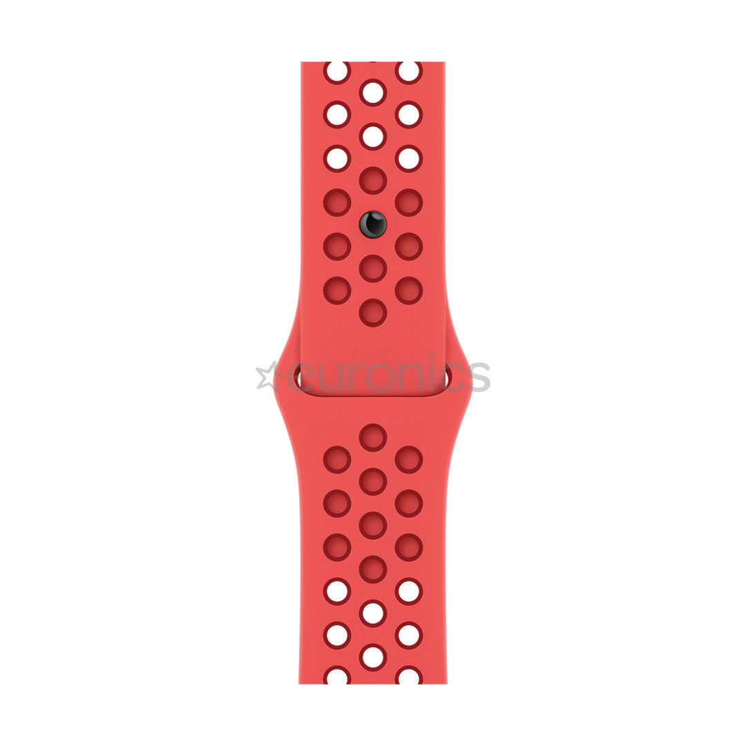 Apple Watch 45mm, Nike Sport Band, red - Replacement band