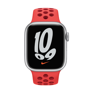 Apple Watch 45mm, Nike Sport Band, red - Replacement band