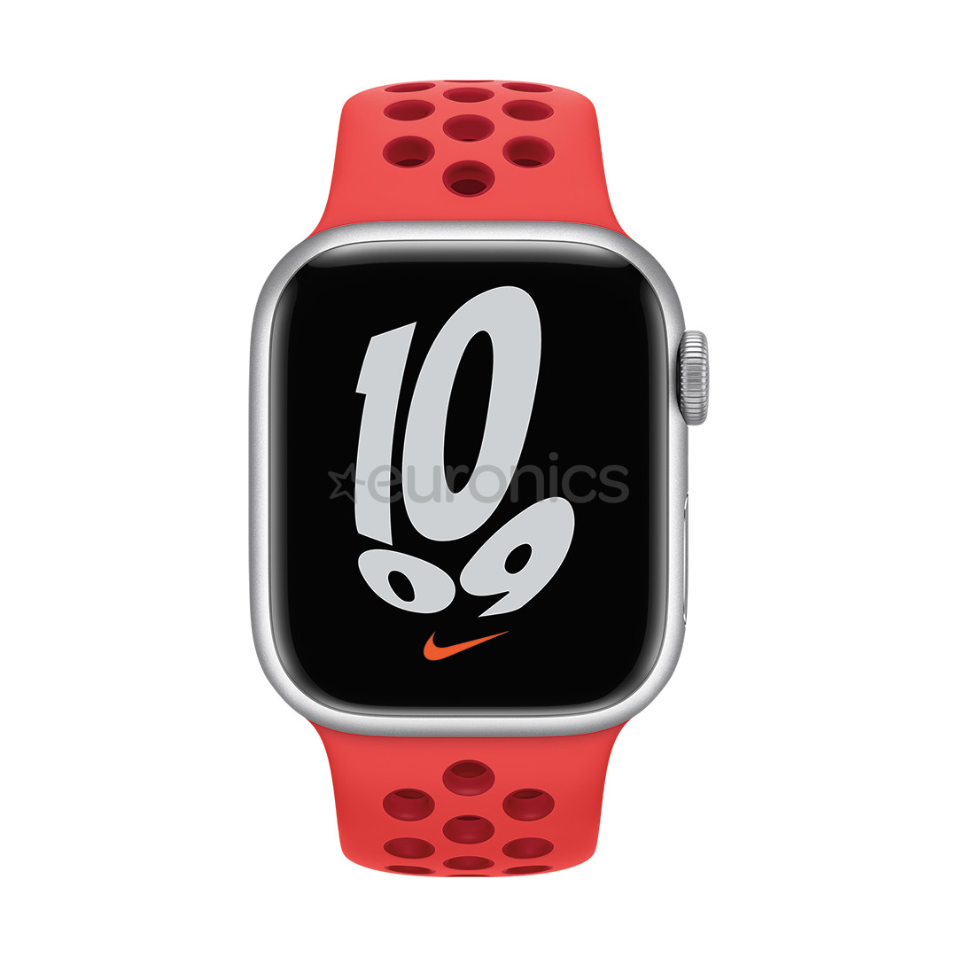 Apple Watch 45mm, Nike Sport Band, red - Replacement band