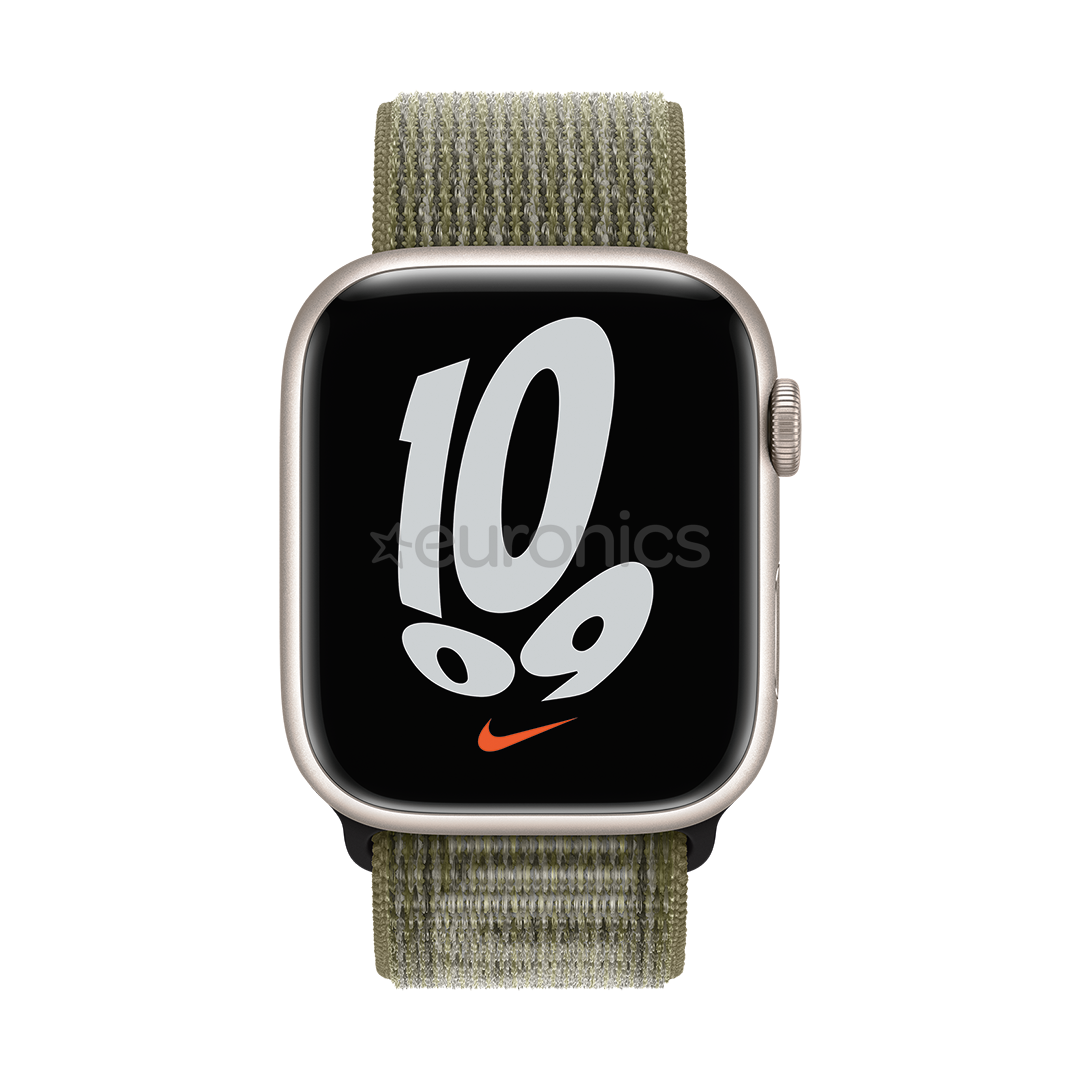 Apple Watch 45mm, Nike Sport Loop, sequoia - Replacement band