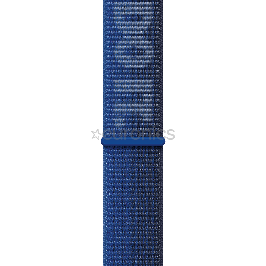 Apple Watch 45 мм, Nike Sport Loop, темно-синий - Сменный ремешок