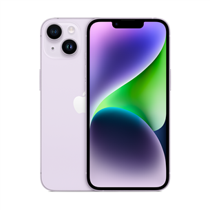 Apple iPhone 14, 128 GB, purple - Smartphone