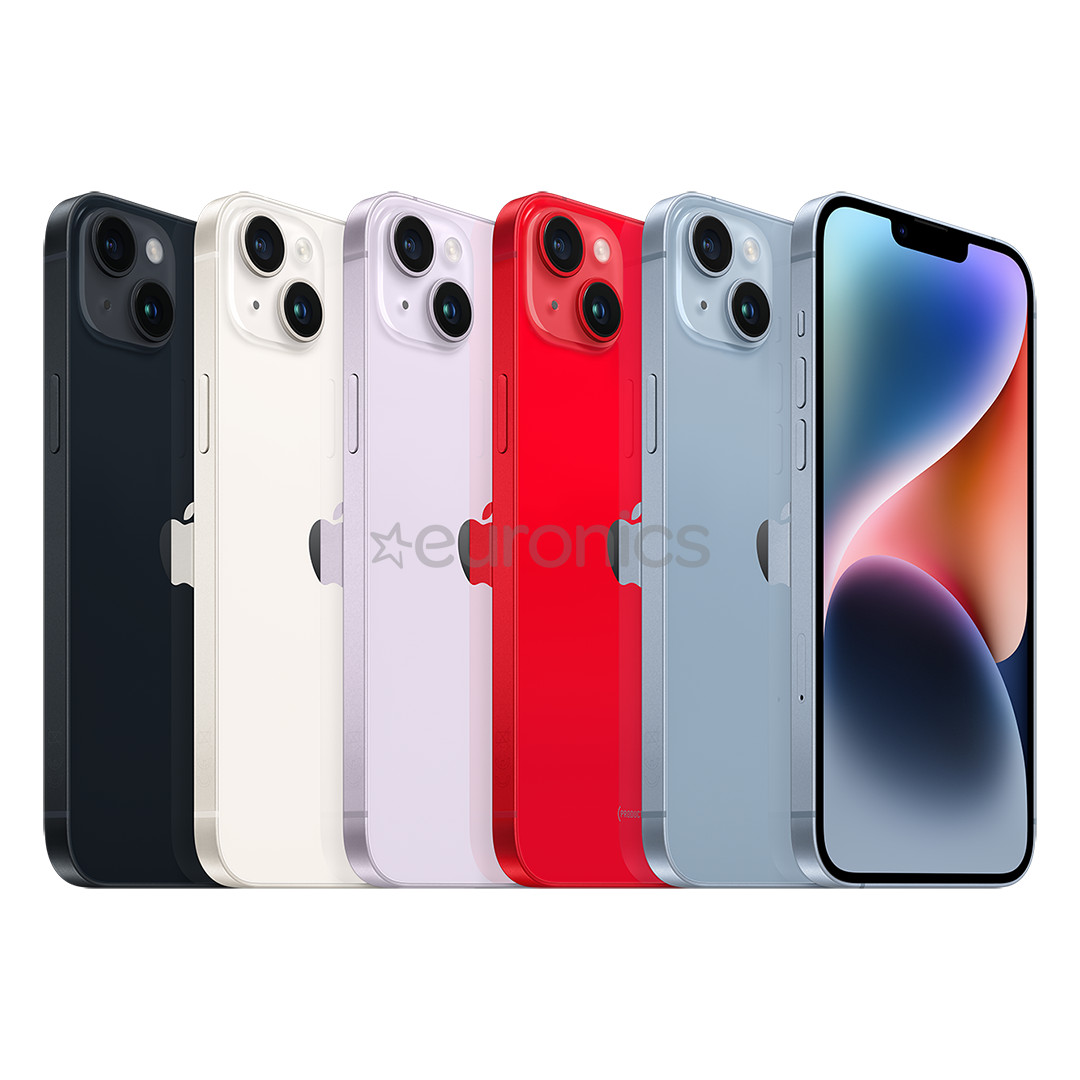 Apple iPhone 14 Plus, 128 GB, lilla - Nutitelefon
