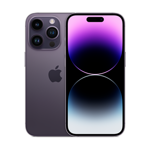 Apple iPhone 14 Pro, 128 GB, deep purple - Smartphone MQ0G3PX/A