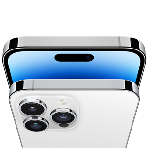 Apple iPhone 14 Pro Max, 128 GB, silver - Smartphone
