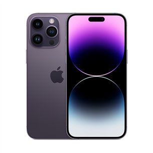 Apple iPhone 14 Pro Max, 128 GB, deep purple - Smartphone MQ9T3PX/A
