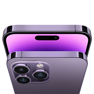 Apple iPhone 14 Pro Max, 128 GB, tumelilla - Nutitelefon
