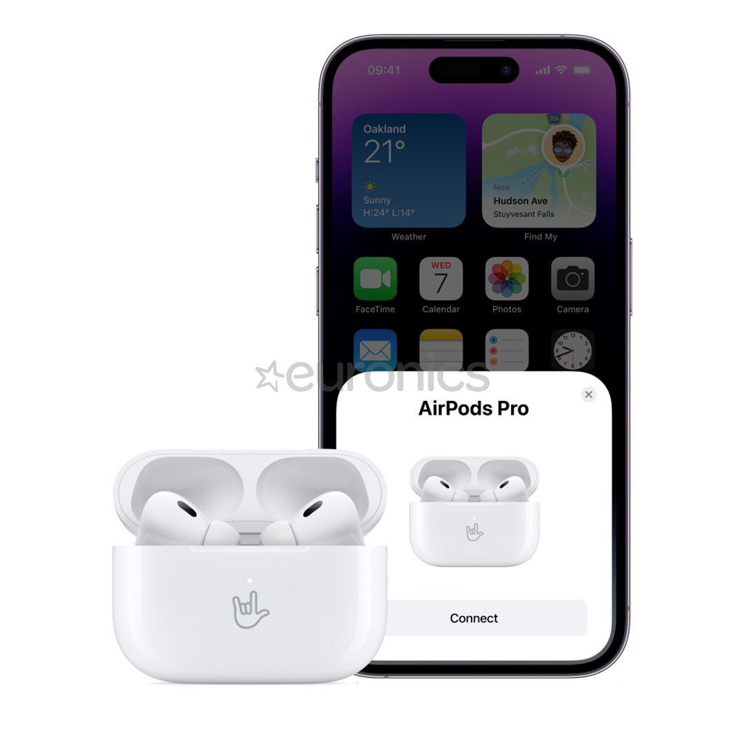 Apple AirPods Pro, 2nd gen Truewireless earbuds, MQD83ZM/A Euronics