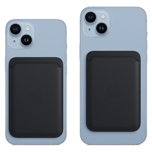 Apple iPhone Leather Wallet with MagSafe, tumeroheline - Kaarditasku