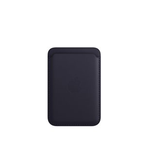 Apple iPhone Leather Wallet with MagSafe, темно-фиолетовый - Чехол-бумажник