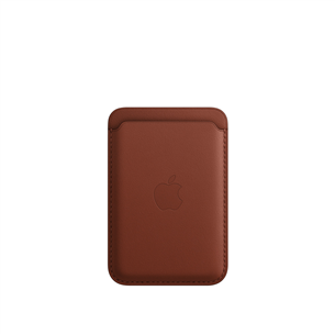 Apple iPhone Leather Wallet with MagSafe, umber - Leather Wallet